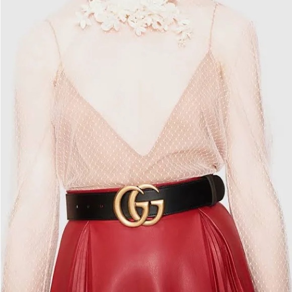Gucci Leather Belt - Picture 1 of 3